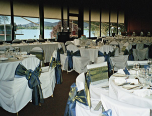 Blue and gold shimmer add zest