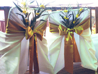 gold sashes with natives